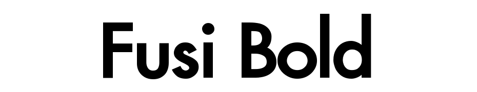 Fusi Bold cкачати шрифт безкоштовно